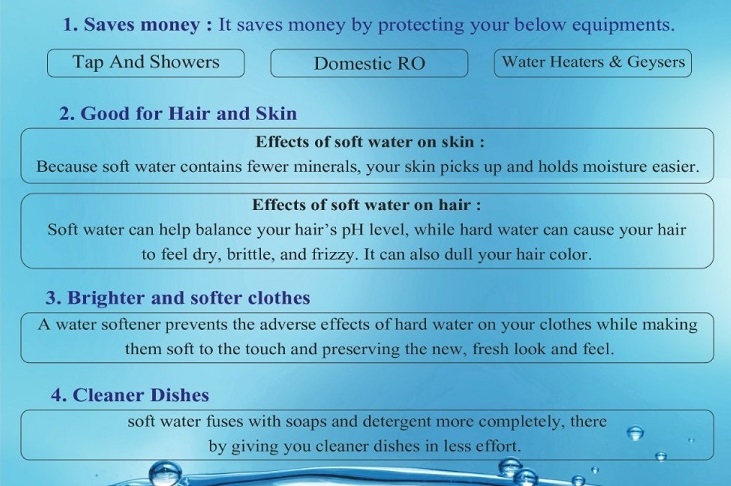 Benefits of a water softener